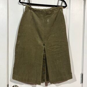 VINTAGE Corduroy Skirt